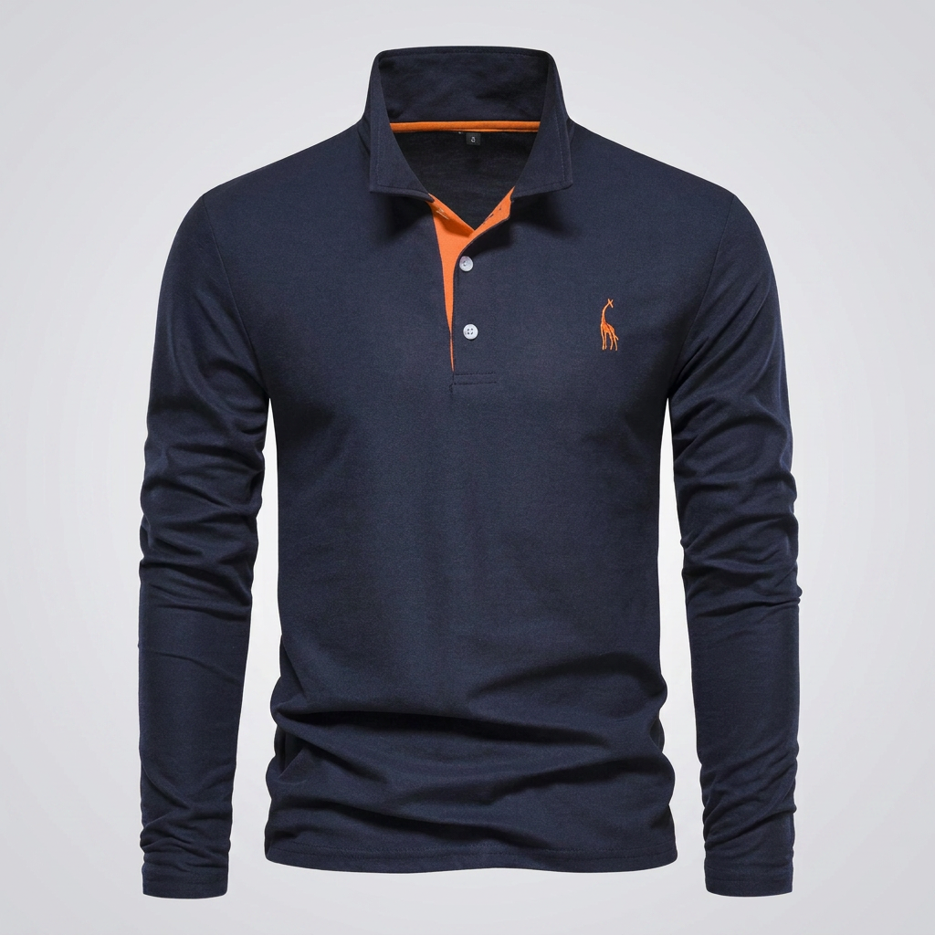 Heren Klassiek Knoop-Hals Polo Shirt