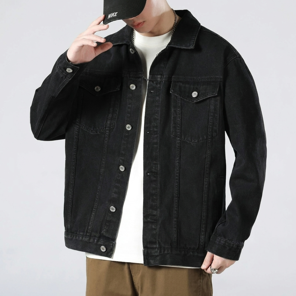 Heren Denim Jack in Slim Fit Pasvorm