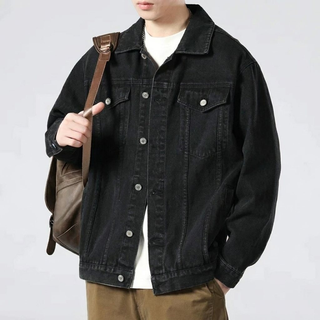 Heren Denim Jack in Slim Fit Pasvorm