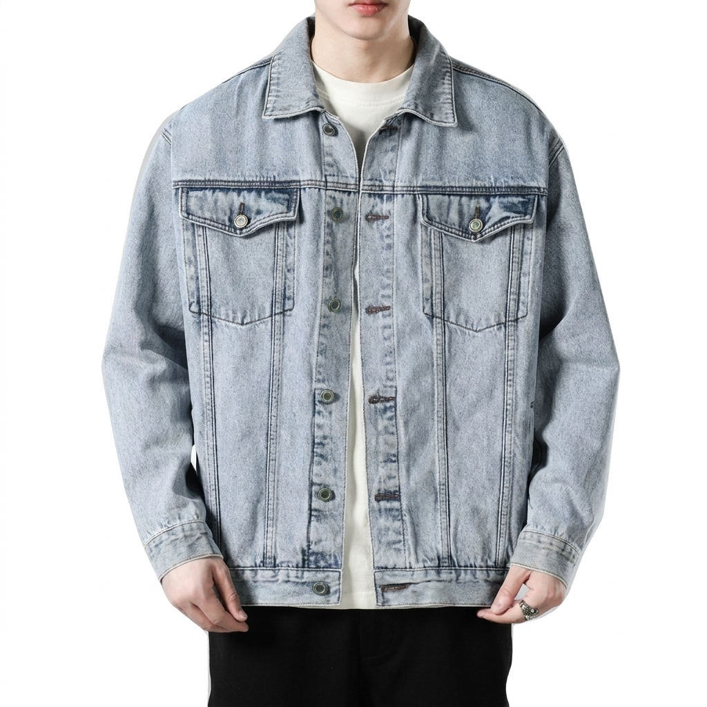 Heren Denim Jack in Slim Fit Pasvorm