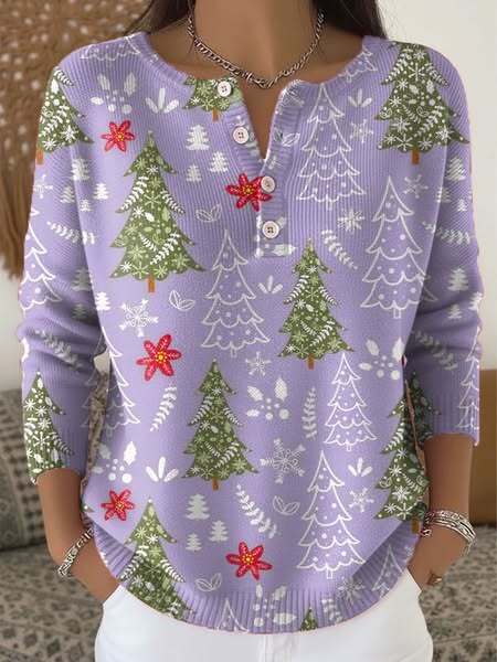 Sarcy | Kerstblouse met knopen