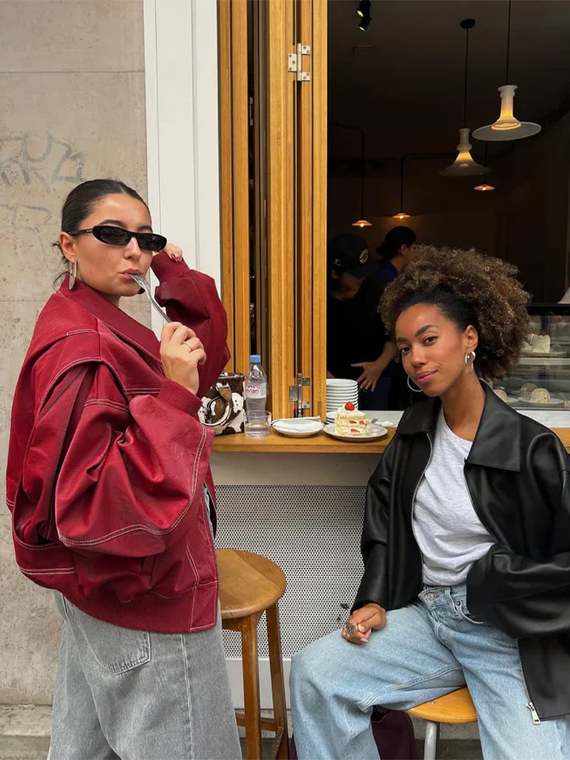 Oversized Contrast Jast - Beperkte Verkoop