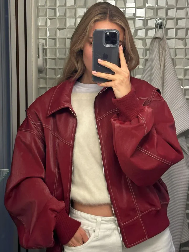 Oversized Contrast Jast - Beperkte Verkoop