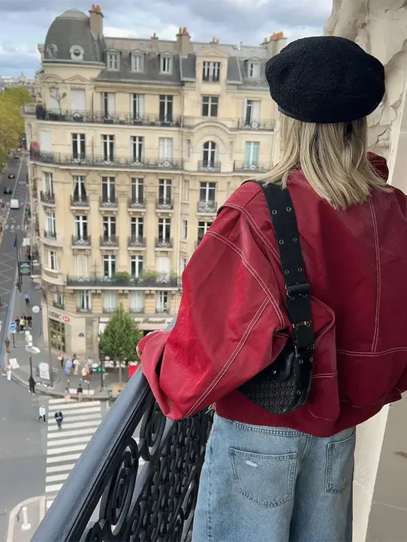 Oversized Contrast Jast - Beperkte Verkoop