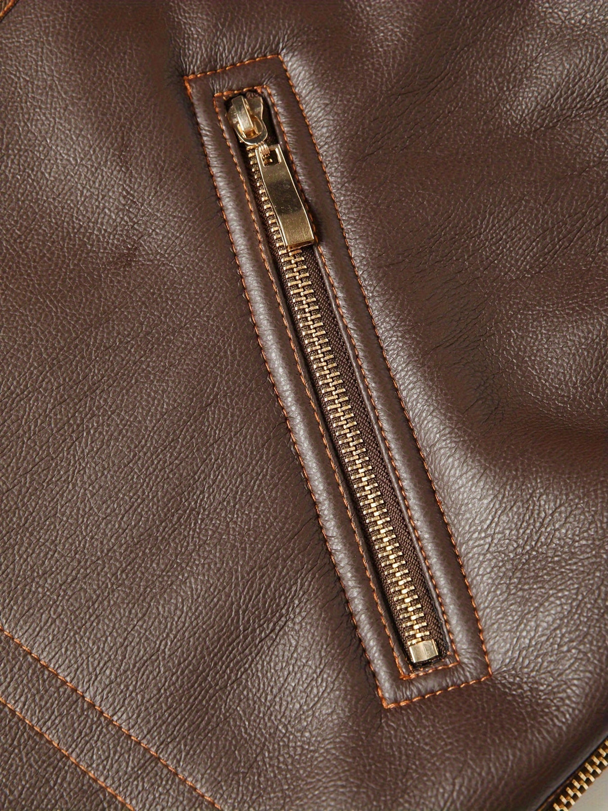 Jasper | Casual PU leren shearling jack met reverskraag