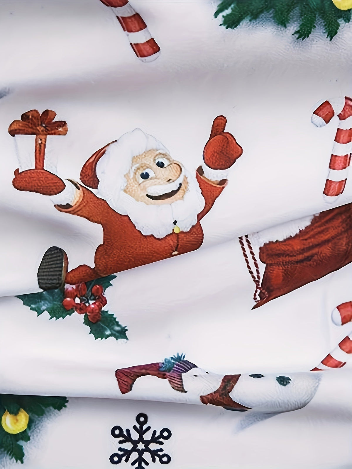Jasper | Feestelijk kerstprint overhemd met lange mouwen