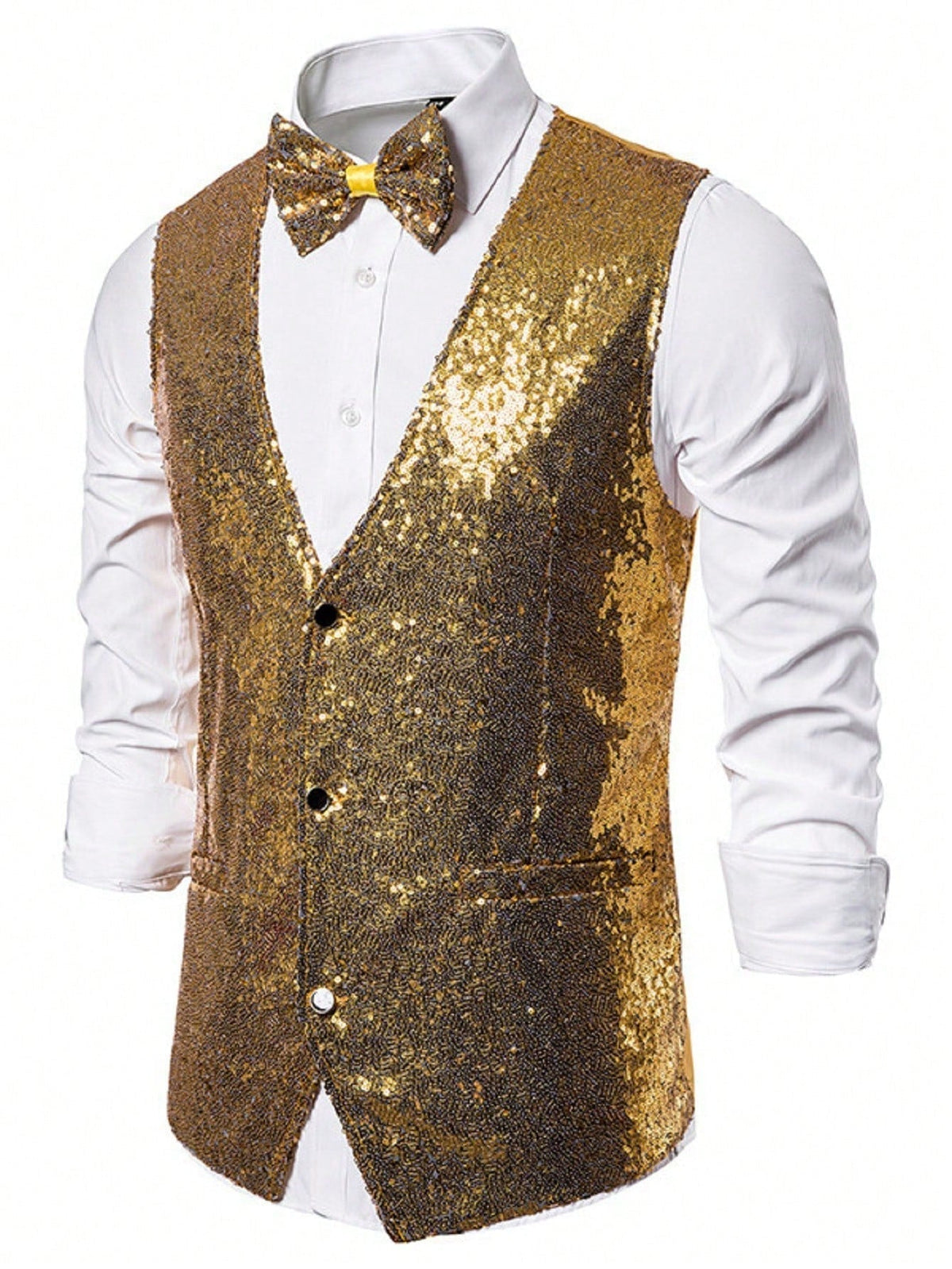Jasper | Feestelijke gouden blazer voor heren