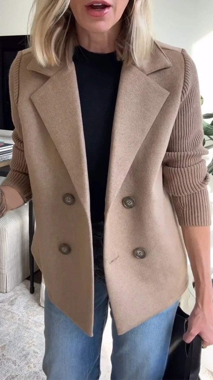 Freya - Elegante Trui-Mouw Blazer