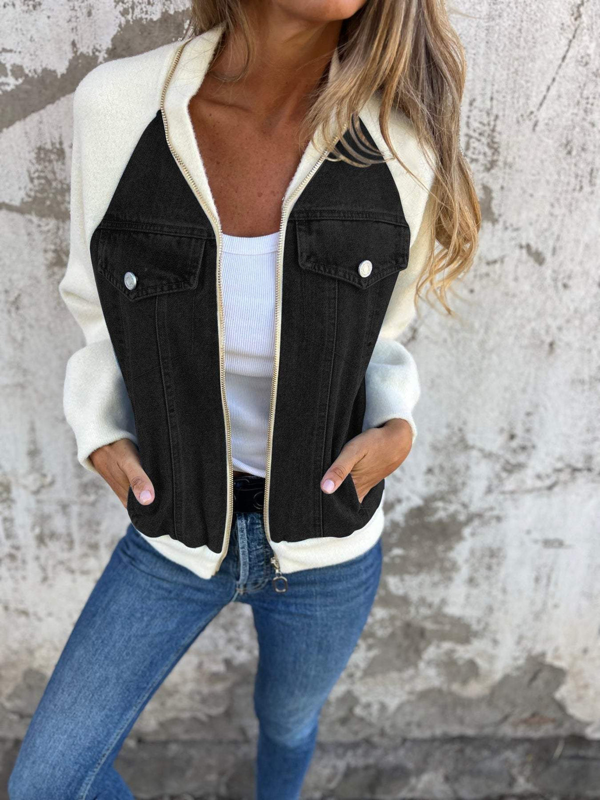 Zoe - Stijlvolle Denim Jast