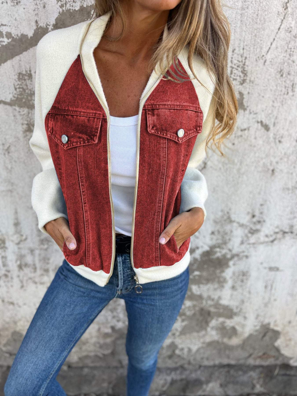 Zoe - Stijlvolle Denim Jast