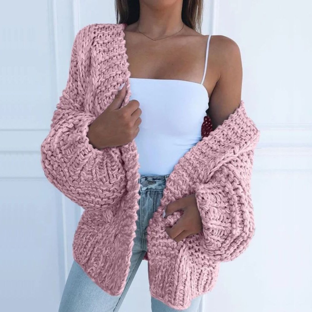JENNY – CHUNKY BREI OPEN CARDIGAN