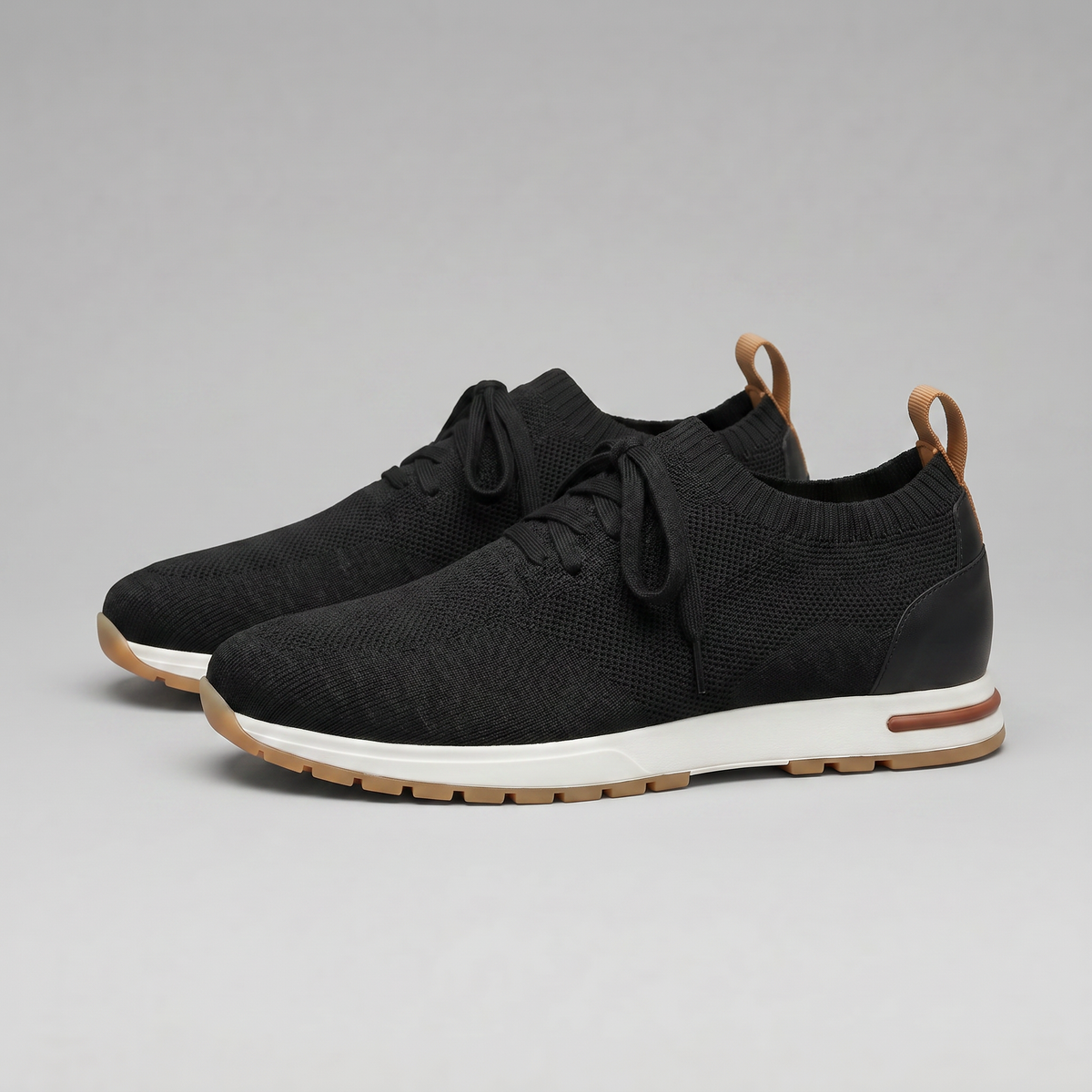Knit Sock Lace-Up Trainers Heren Casual