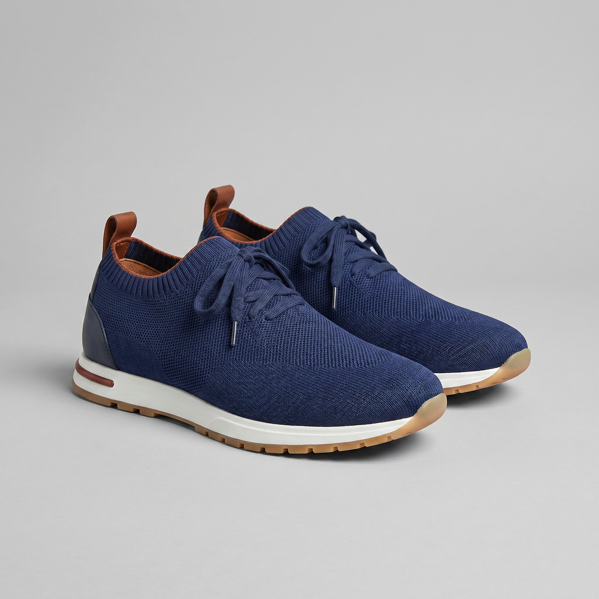 Knit Sock Lace-Up Trainers Heren Casual