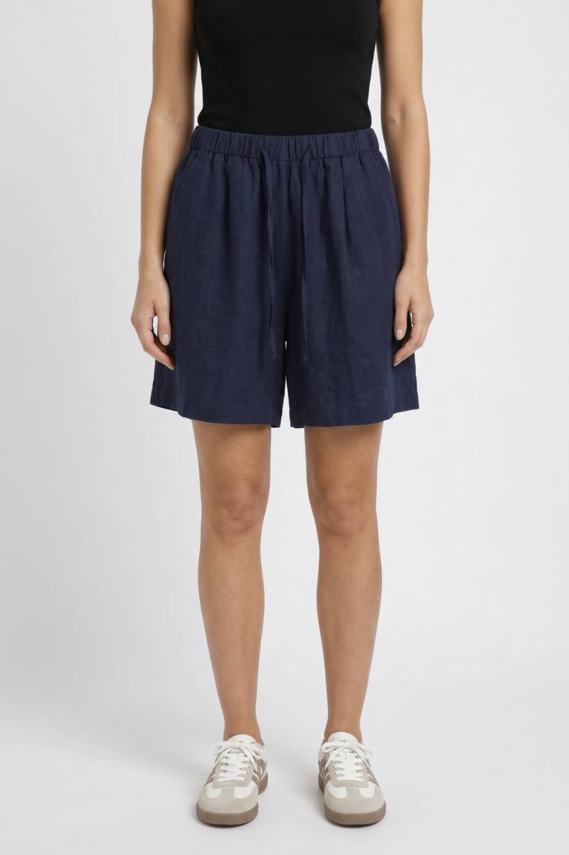 Korte Broek Dames Losse Pasvorm Elastische Tailleband Casual