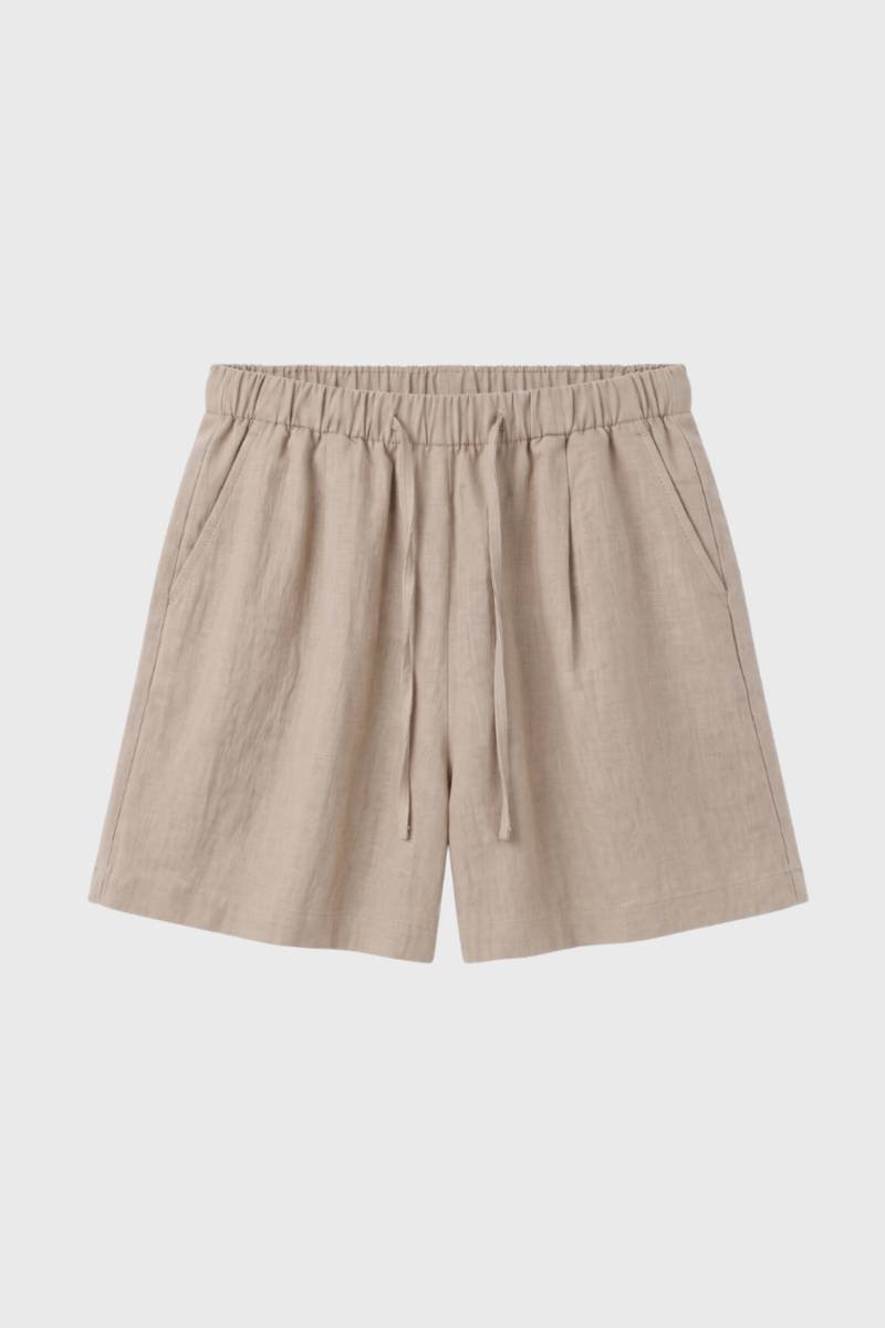 Korte Broek Dames Losse Pasvorm Elastische Tailleband Casual
