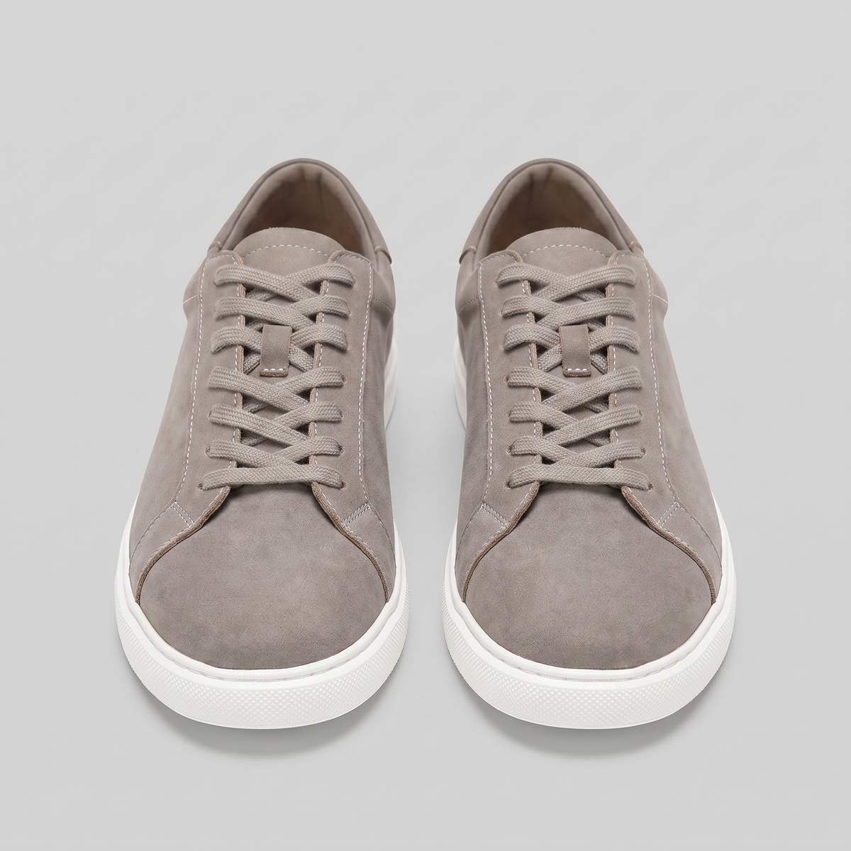 Lage Sneakers Heren Suede Grijs Casual