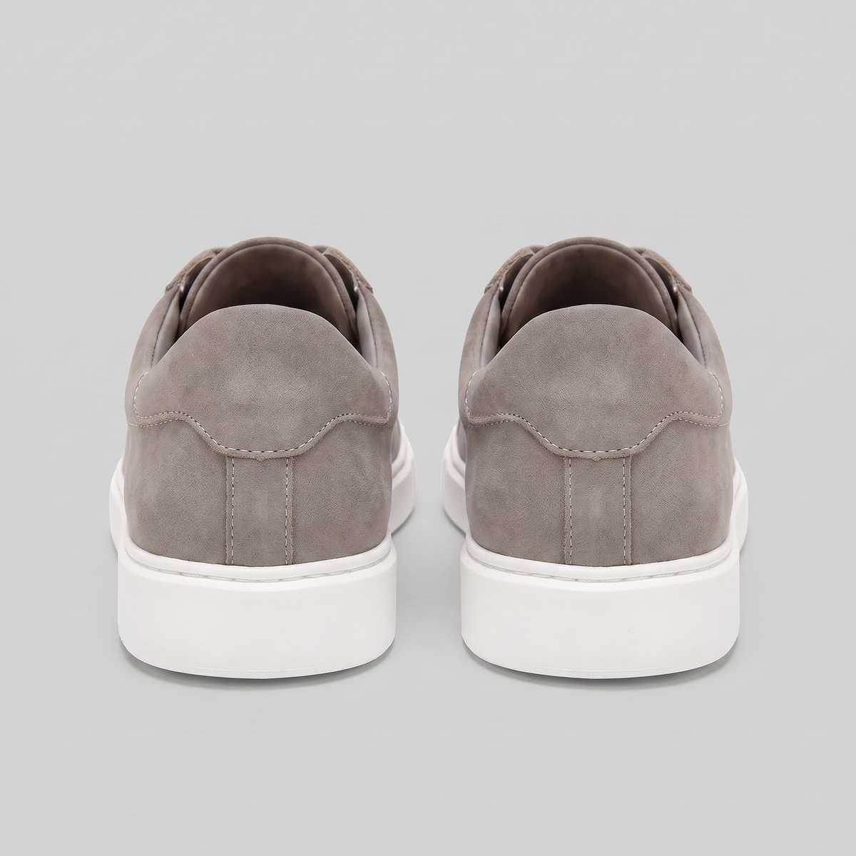 Lage Sneakers Heren Suede Grijs Casual