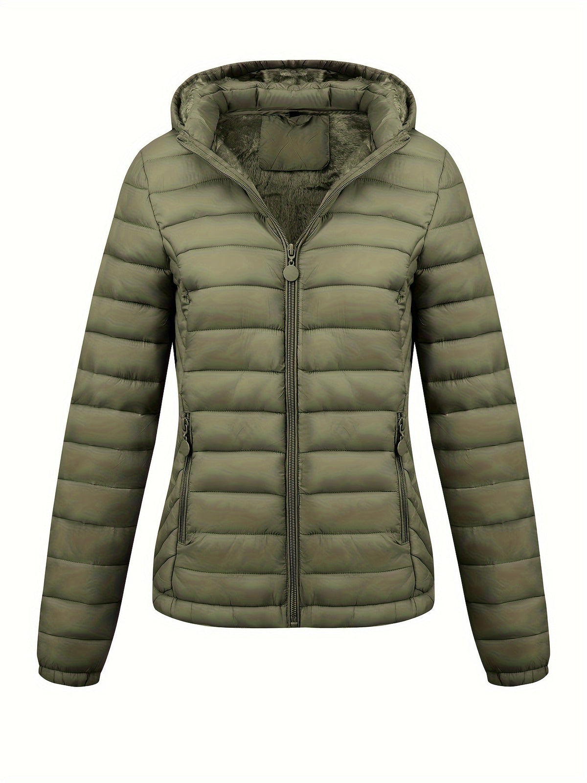 Lara | Gewatteerde hoodie jas