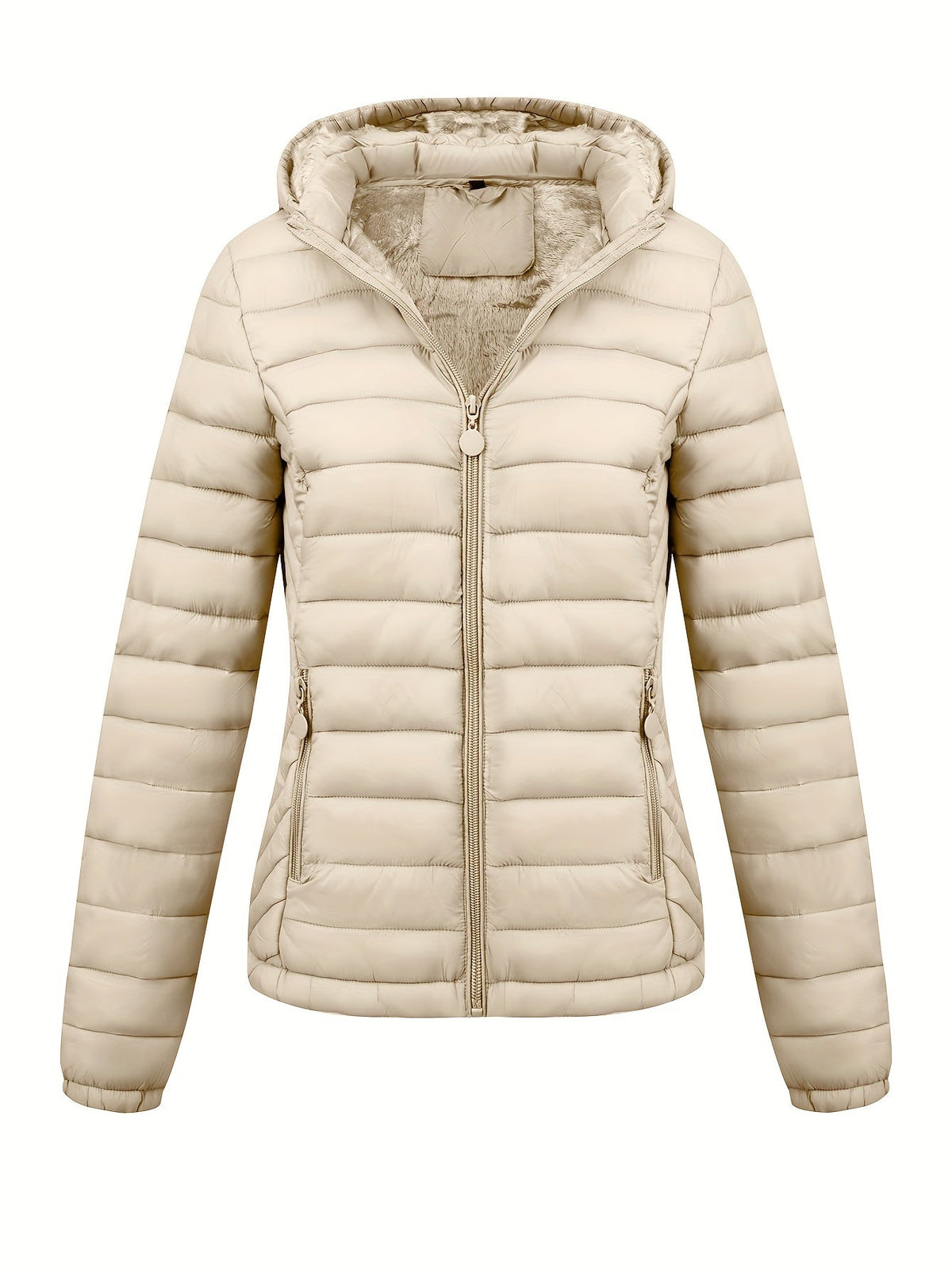 Lara | Gewatteerde hoodie jas