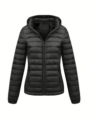 Lara | Gewatteerde hoodie jas