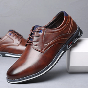 Pim | Leer geklede schoenen