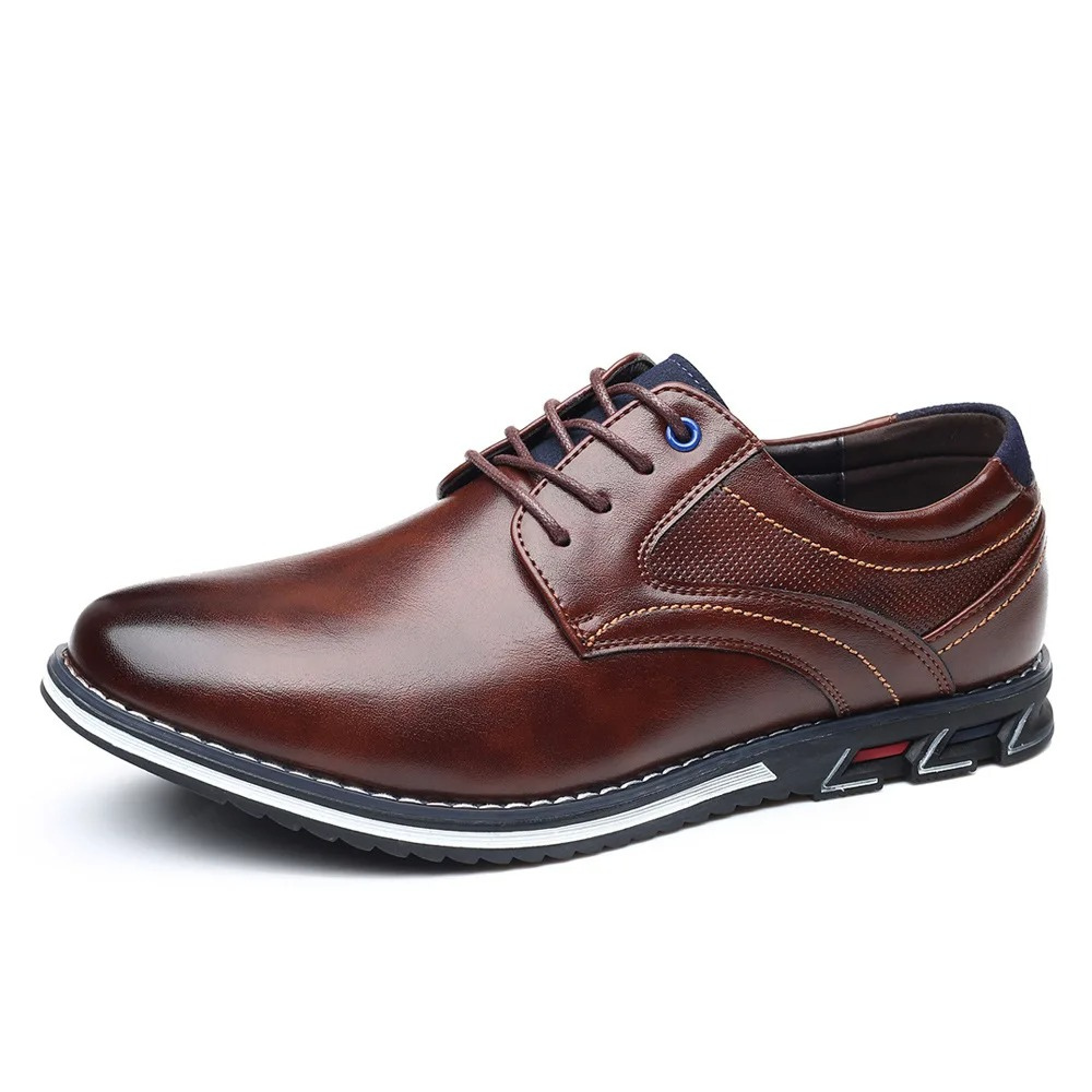 Pim | Leer geklede schoenen