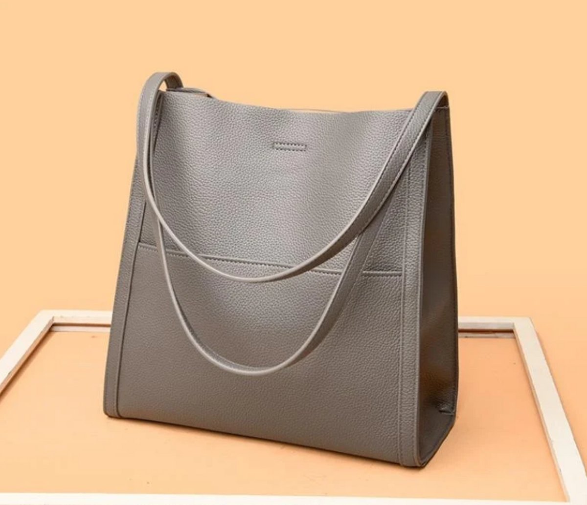 Lederen Schoudertas Dames Draagtas Organizer Casual