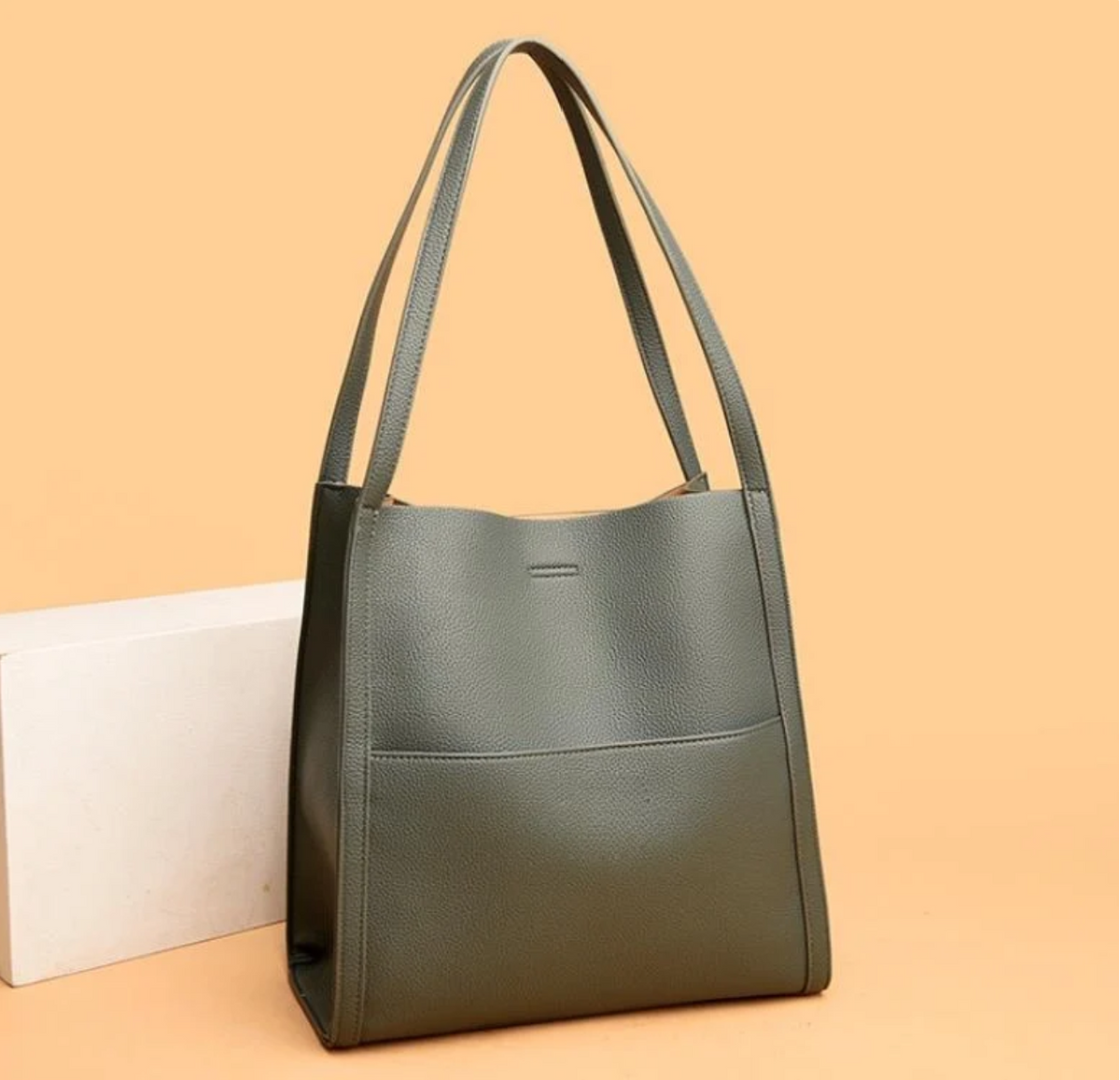 Lederen Schoudertas Dames Draagtas Organizer Casual