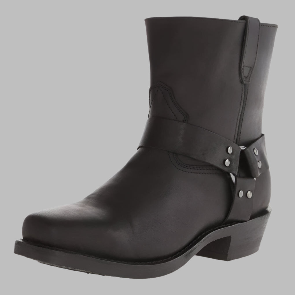 Vintage leren westernlaarzen voor heren