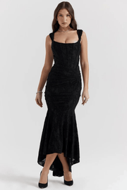 Maxi Jurk Dames Ronde Hals Lange Mouwen Casual