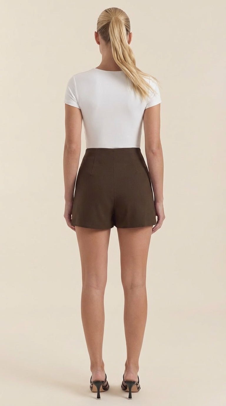Minirock Dames High Waist Zijspleet Zomer Casual