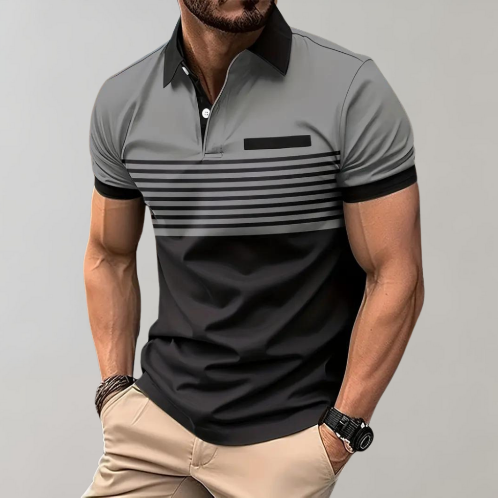 Modern zacht zomer poloshirt