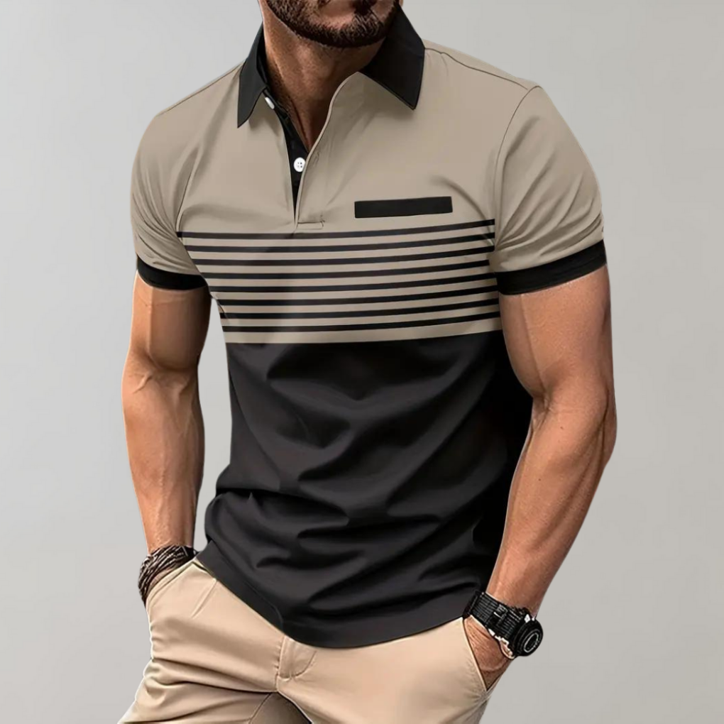 Modern zacht zomer poloshirt