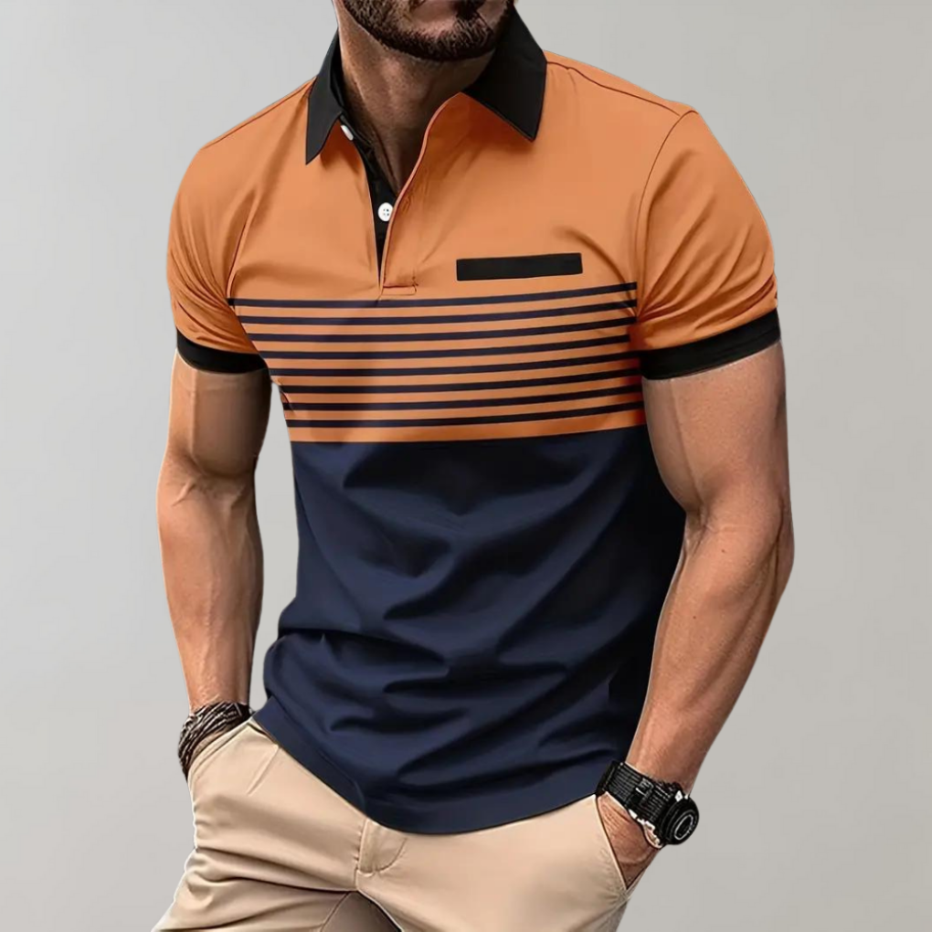 Modern zacht zomer poloshirt