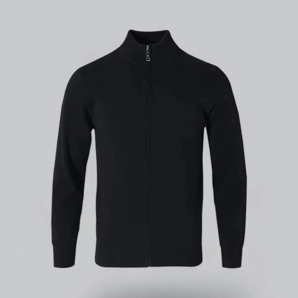 Luxe Warm Heren Vest Met Ritsdetail - Eirfall