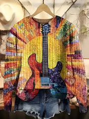 Tanja - Kleurrijke Boho Stijl Sweatshirt