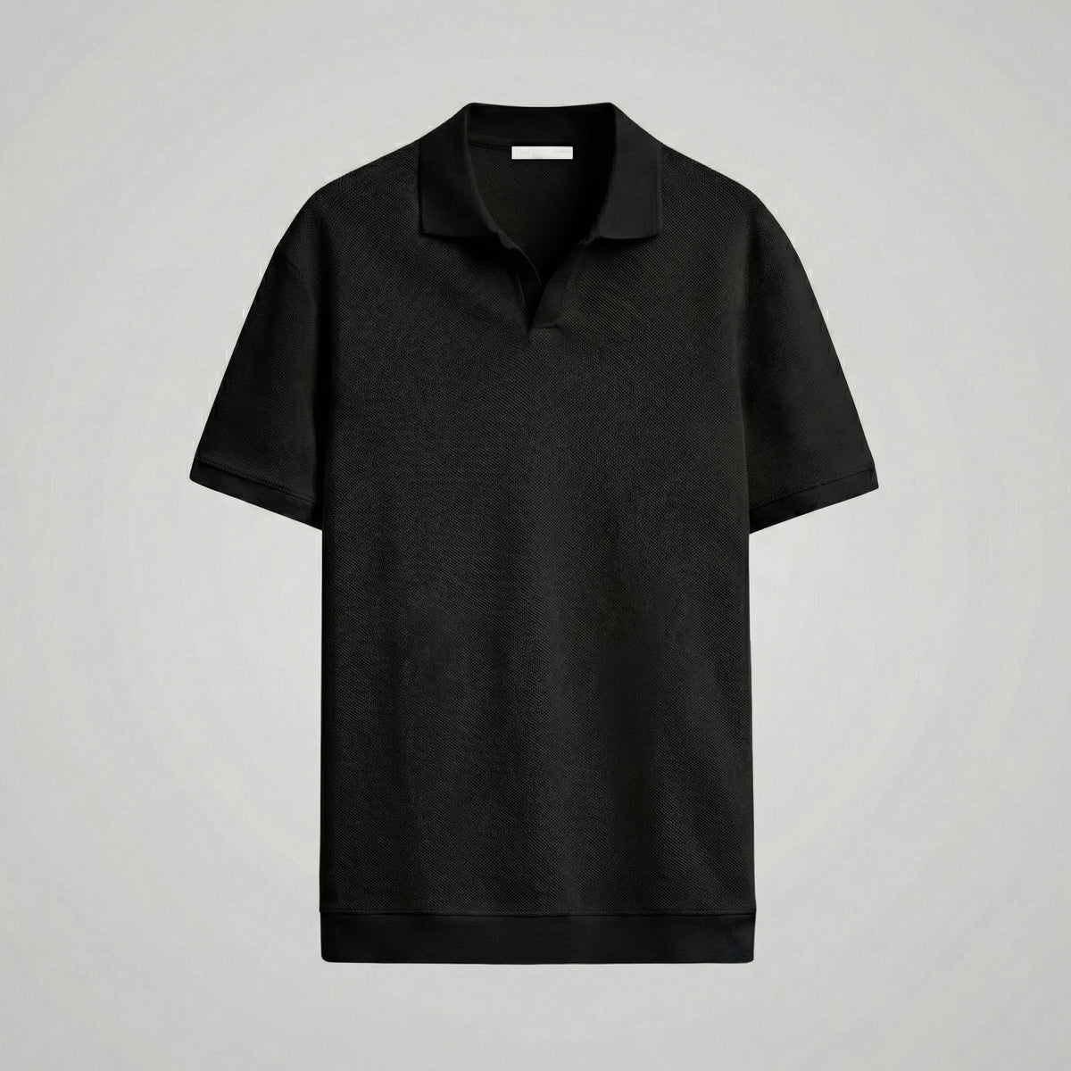 Polo Shirt Heren V-Hals Structured Casual Chic
