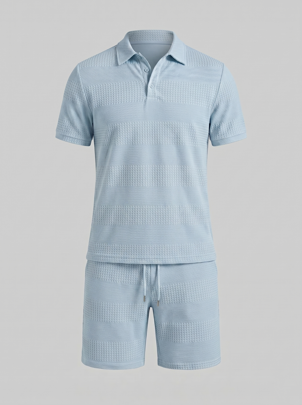 Poloshirt En Shorts Set Heren Casual Zomer