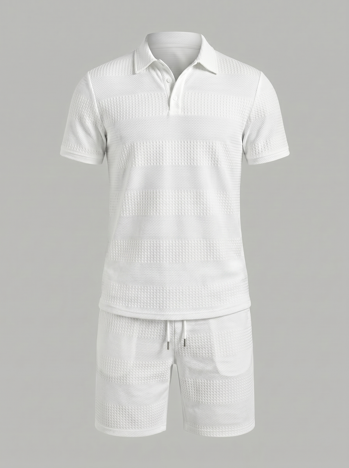 Poloshirt En Shorts Set Heren Casual Zomer