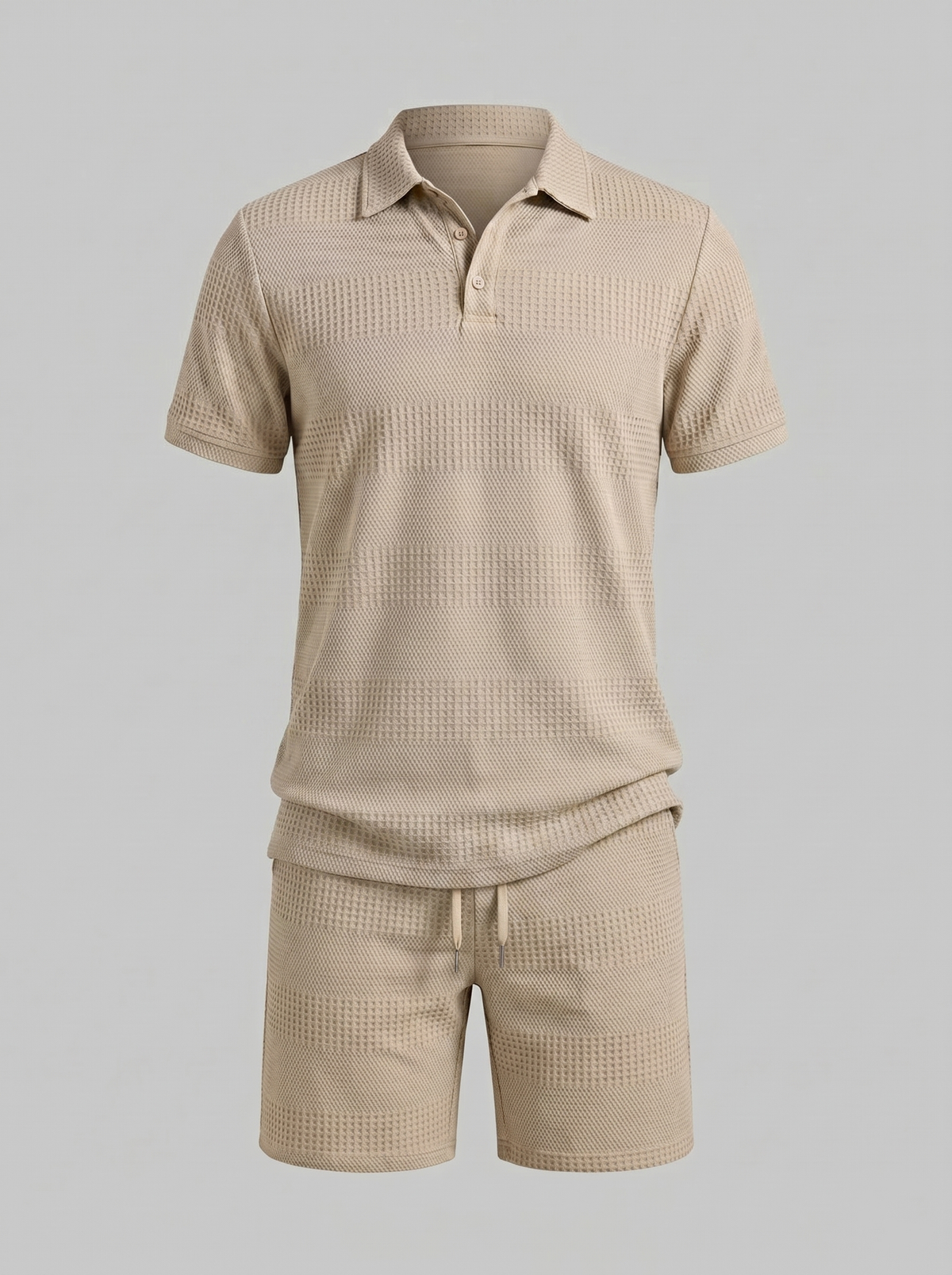 Poloshirt En Shorts Set Heren Casual Zomer