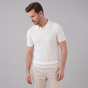 Poloshirt Heren Textured Knit Casual Zomer