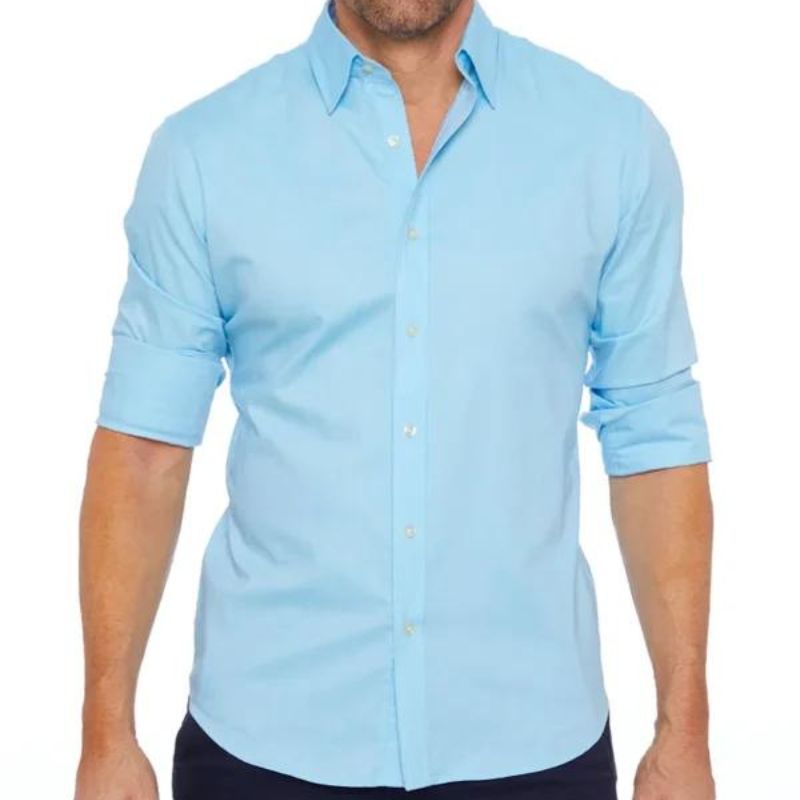 Roben | Kreukvrij heren overhemd met rits