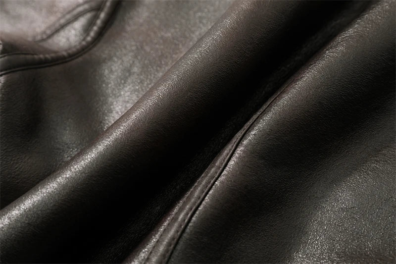 Stijlvol Warm Leren Jasje - Zara