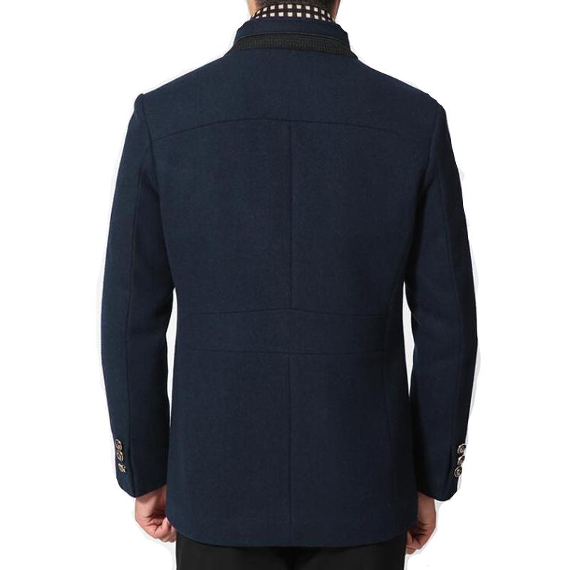 Sjoerd | Wollen cashmere afneembare sjaaljas voor heren