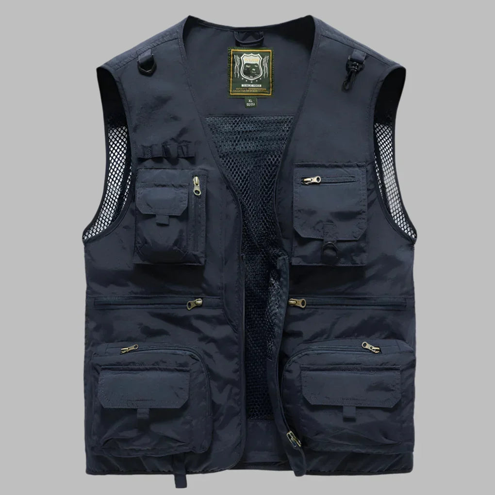 Zomervest met meerdere zakken