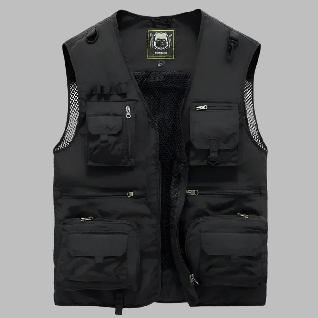 Zomervest met meerdere zakken