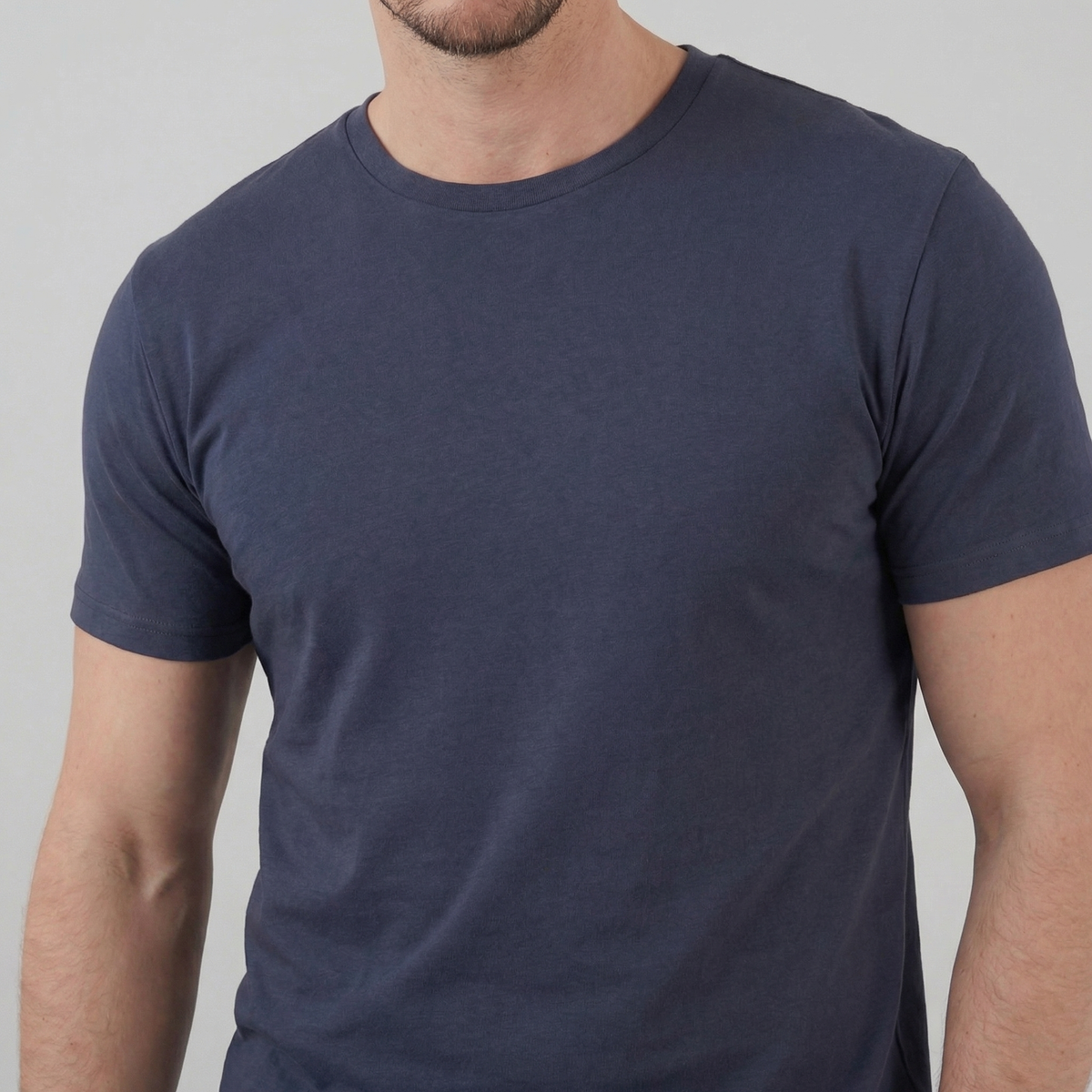 Slim Fit T-Shirt Heren Casual