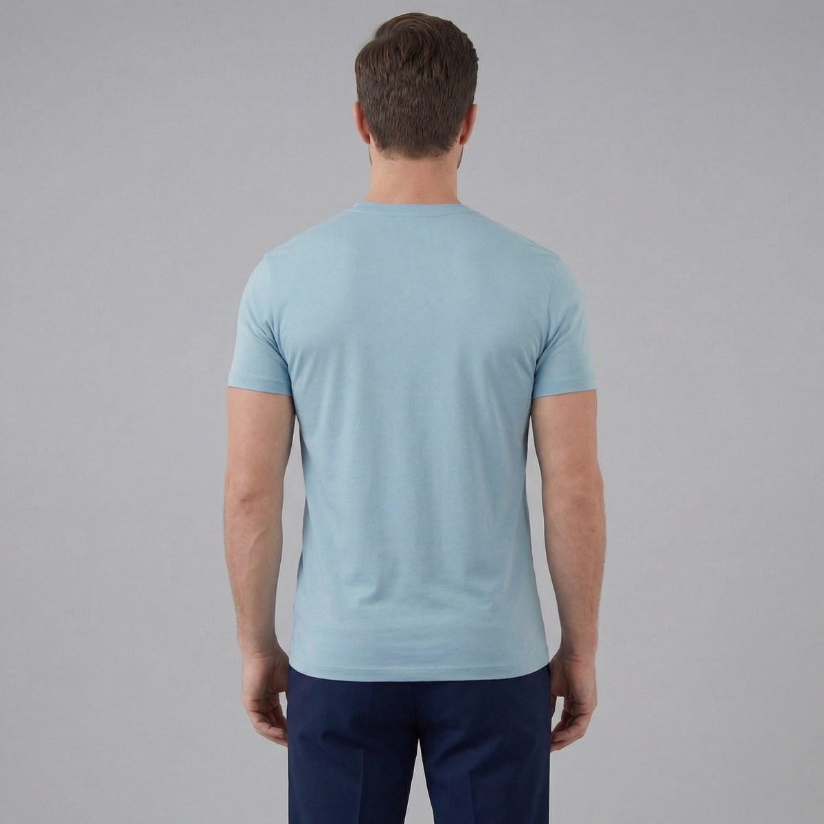 Slim Fit T-Shirt Heren Casual