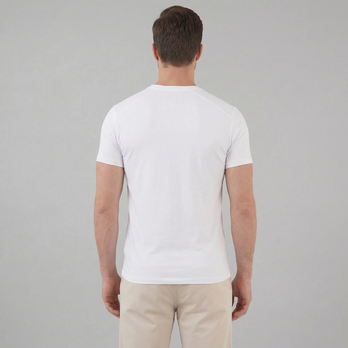 Slim Fit T-Shirt Heren Casual