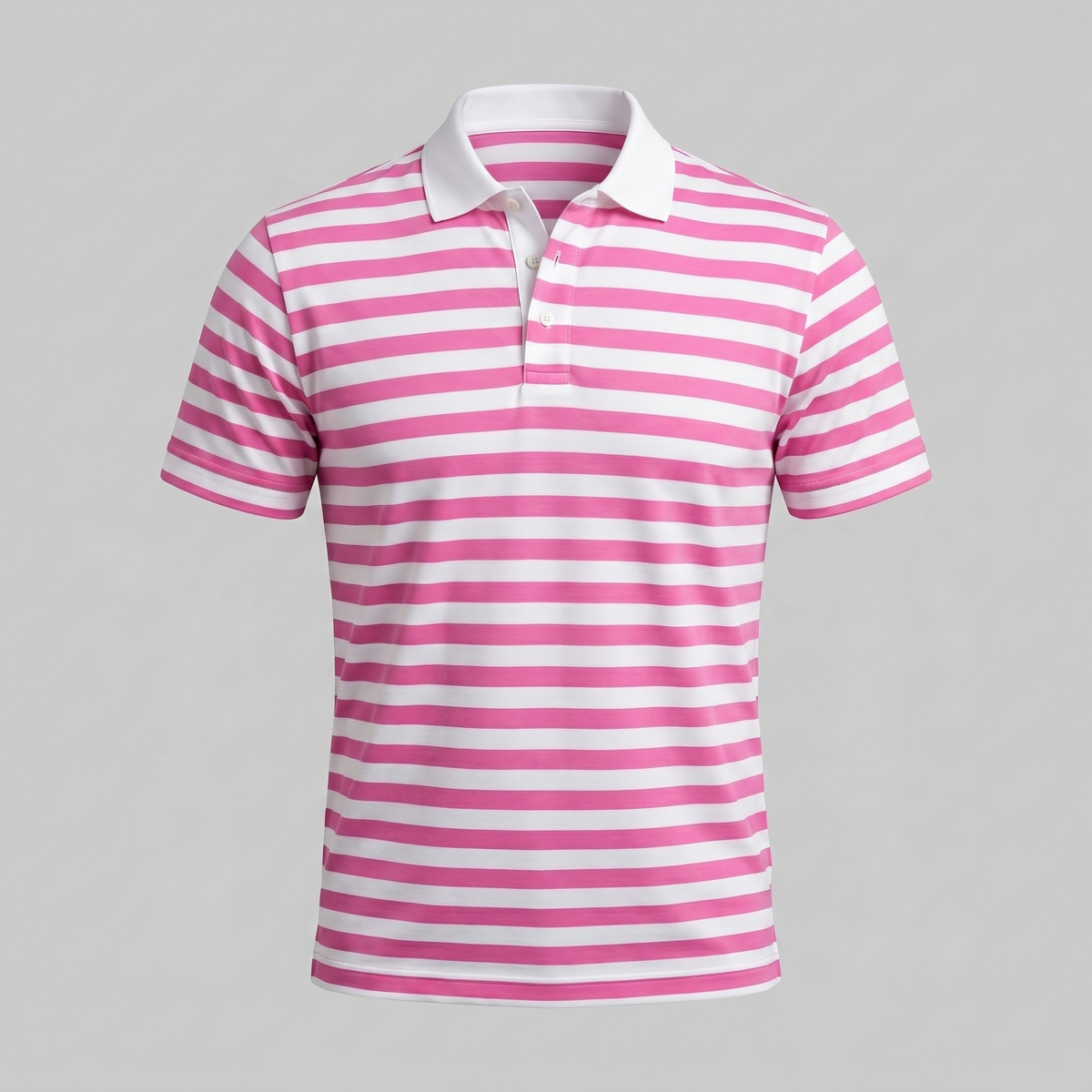 Smart Casual Polo Shirt Heren Korte Mouwen Gestreept